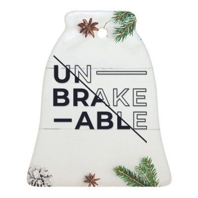 Unbreakable Ceramic Bell Ornament