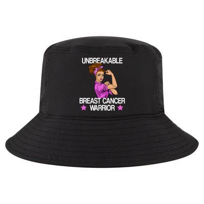 Unbreakable Breast Cancer Warrior Cool Comfort Performance Bucket Hat