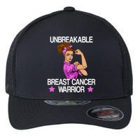 Unbreakable Breast Cancer Warrior Flexfit Unipanel Trucker Cap