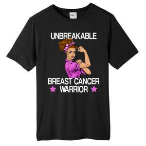 Unbreakable Breast Cancer Warrior Tall Fusion ChromaSoft Performance T-Shirt