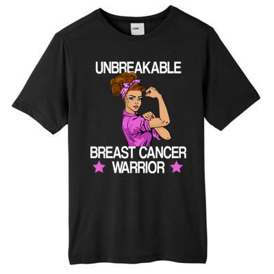 Unbreakable Breast Cancer Warrior Tall Fusion ChromaSoft Performance T-Shirt