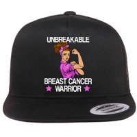 Unbreakable Breast Cancer Warrior Flatbill Hat