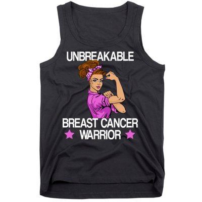 Unbreakable Breast Cancer Warrior Tank Top