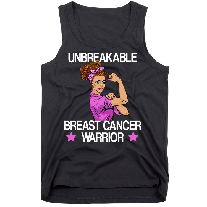 Unbreakable Breast Cancer Warrior Tank Top