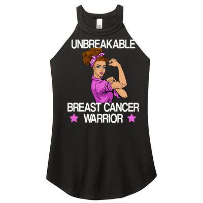 Unbreakable Breast Cancer Warrior Women’s Perfect Tri Rocker Tank