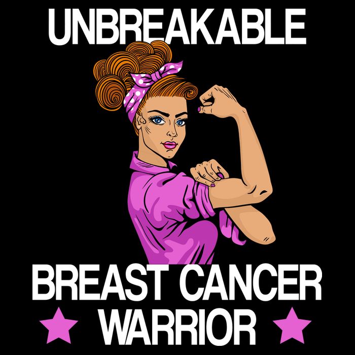Unbreakable Breast Cancer Warrior Kids Hoodie