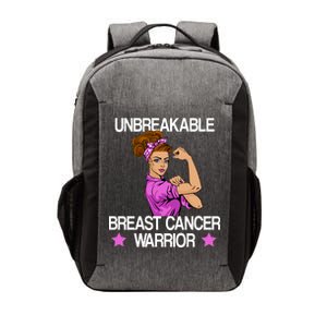 Unbreakable Breast Cancer Warrior Vector Backpack