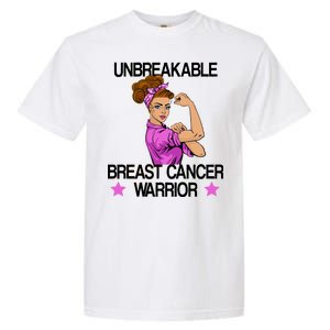 Unbreakable Breast Cancer Warrior Garment-Dyed Heavyweight T-Shirt