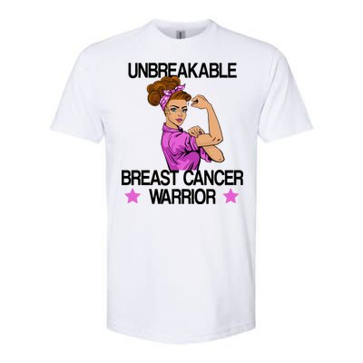 Unbreakable Breast Cancer Warrior Softstyle® CVC T-Shirt