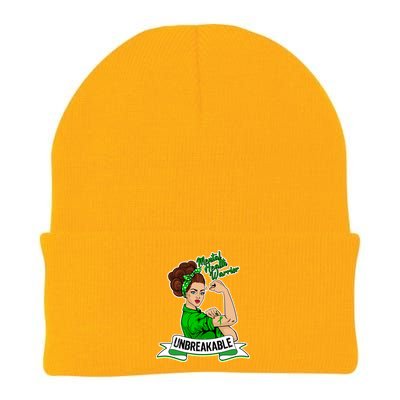 Unbreakable Mental Health Warrior Knit Cap Winter Beanie