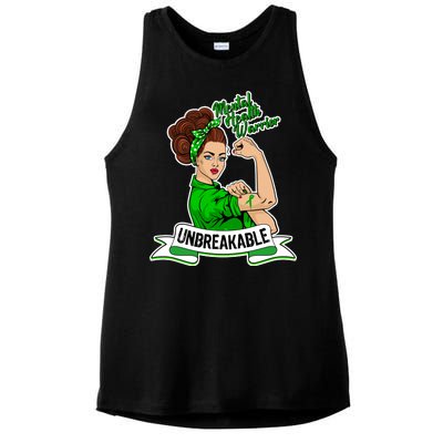 Unbreakable Mental Health Warrior Ladies PosiCharge Tri-Blend Wicking Tank