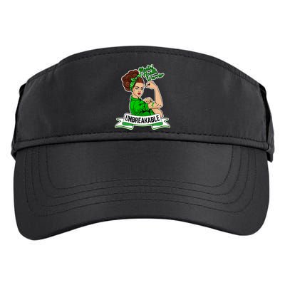 Unbreakable Mental Health Warrior Adult Drive Performance Visor