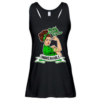 Unbreakable Mental Health Warrior Ladies Essential Flowy Tank