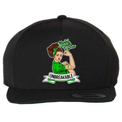 Unbreakable Mental Health Warrior Wool Snapback Cap