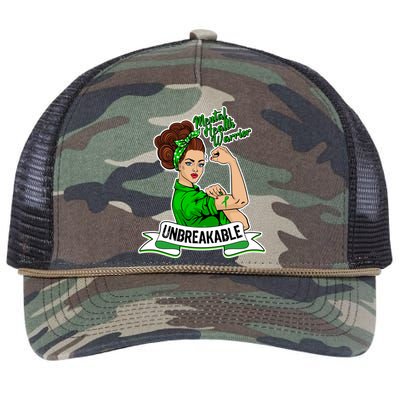 Unbreakable Mental Health Warrior Retro Rope Trucker Hat Cap