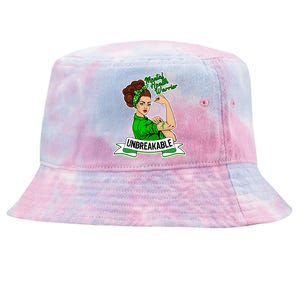 Unbreakable Mental Health Warrior Tie-Dyed Bucket Hat