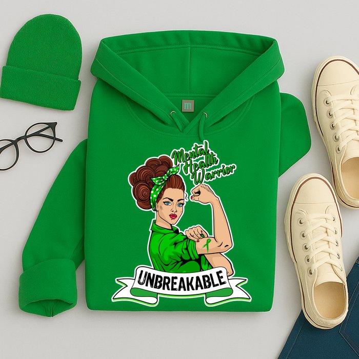 Unbreakable Mental Health Warrior Hoodie