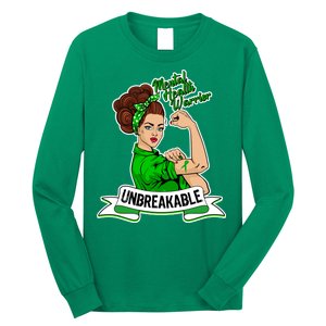 Unbreakable Mental Health Warrior Long Sleeve Shirt