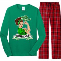 Unbreakable Mental Health Warrior Long Sleeve Pajama Set