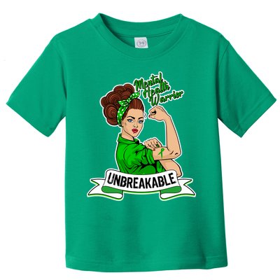 Unbreakable Mental Health Warrior Toddler T-Shirt