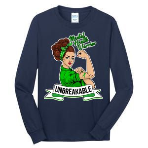 Unbreakable Mental Health Warrior Tall Long Sleeve T-Shirt