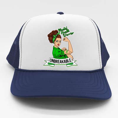 Unbreakable Mental Health Warrior Trucker Hat