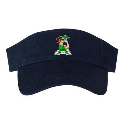 Unbreakable Mental Health Warrior Valucap Bio-Washed Visor