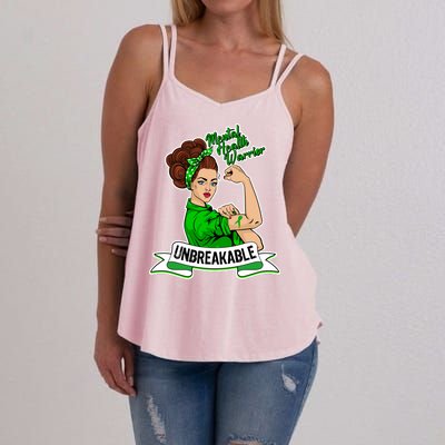 Unbreakable Mental Health Warrior Women's Strappy Tank