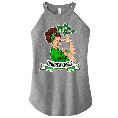 Unbreakable Mental Health Warrior Women's Perfect Tri Rocker Tank