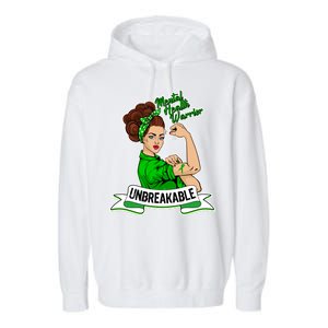 Unbreakable Mental Health Warrior Garment-Dyed Fleece Hoodie