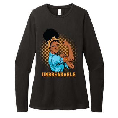 Unbreakable MS Warrior Womens CVC Long Sleeve Shirt