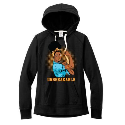 Unbreakable MS Warrior Women's Fleece Hoodie