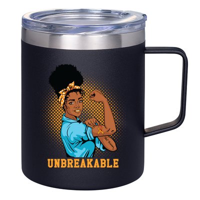 Unbreakable MS Warrior 12oz Stainless Steel Coffee Mug