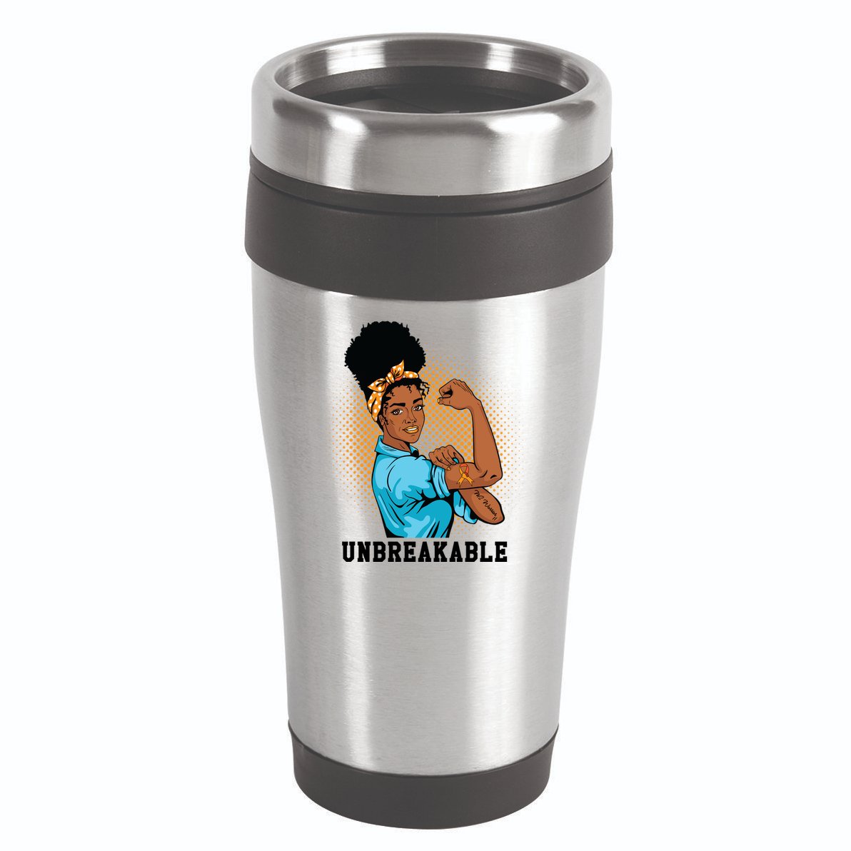 Unbreakable MS Warrior 16oz Travel Tumbler