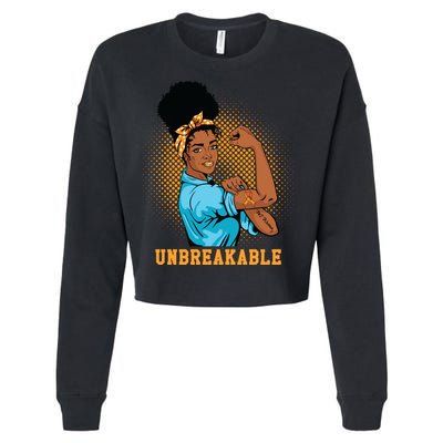 Unbreakable MS Warrior Cropped Pullover Crew