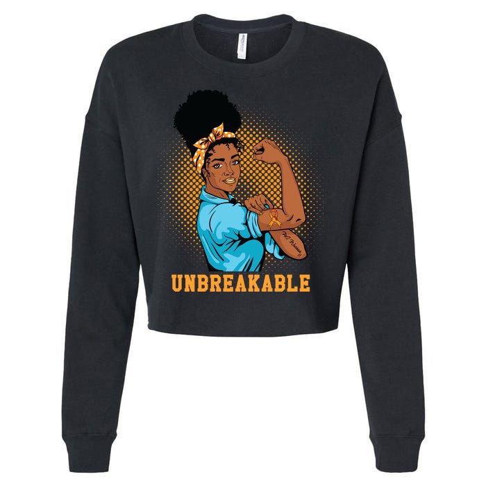 Unbreakable MS Warrior Cropped Pullover Crew
