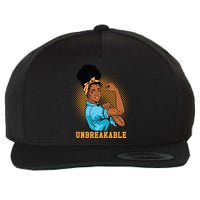 Unbreakable MS Warrior Wool Snapback Cap