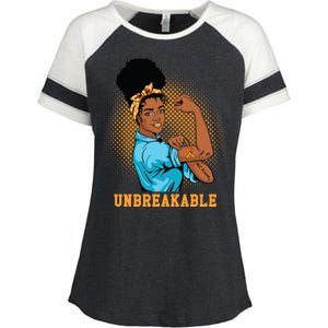 Unbreakable MS Warrior Enza Ladies Jersey Colorblock Tee