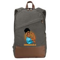 Unbreakable MS Warrior Cotton Canvas Backpack