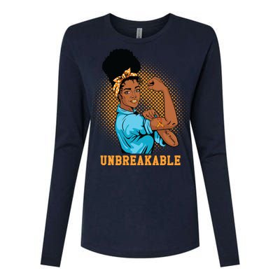 Unbreakable MS Warrior Womens Cotton Relaxed Long Sleeve T-Shirt