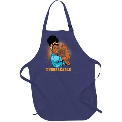 Unbreakable MS Warrior Full-Length Apron With Pockets