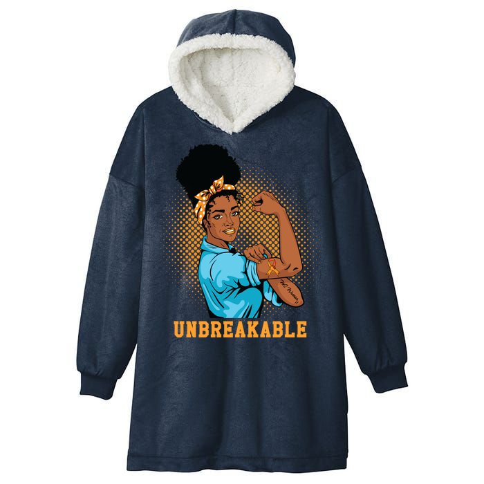 Unbreakable MS Warrior Hooded Wearable Blanket