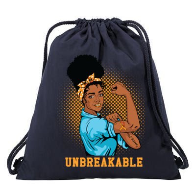 Unbreakable MS Warrior Drawstring Bag