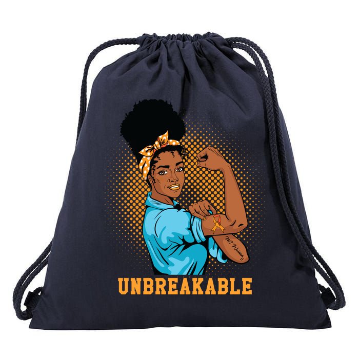 Unbreakable MS Warrior Drawstring Bag