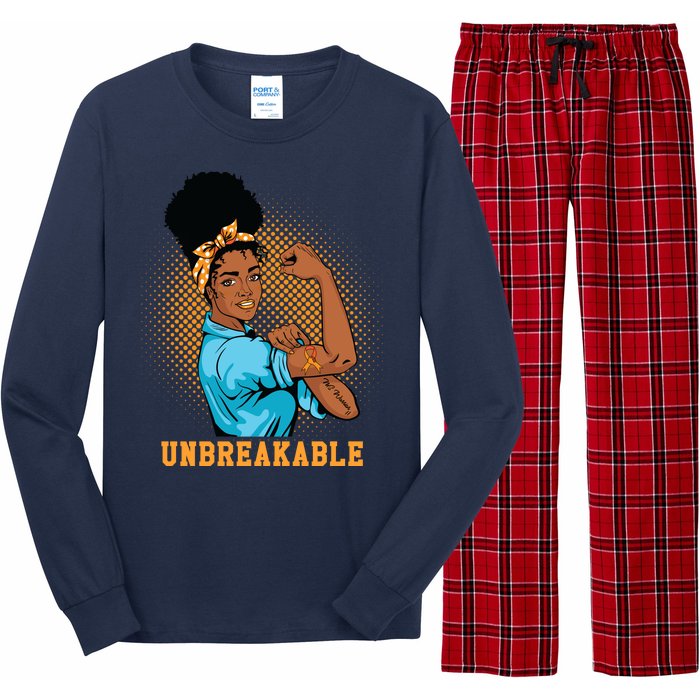 Unbreakable MS Warrior Long Sleeve Pajama Set