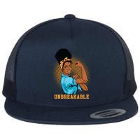 Unbreakable MS Warrior Flat Bill Trucker Hat