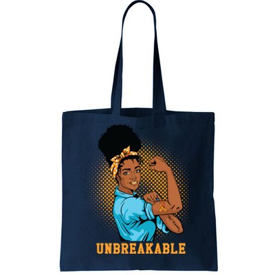 Unbreakable MS Warrior Tote Bag