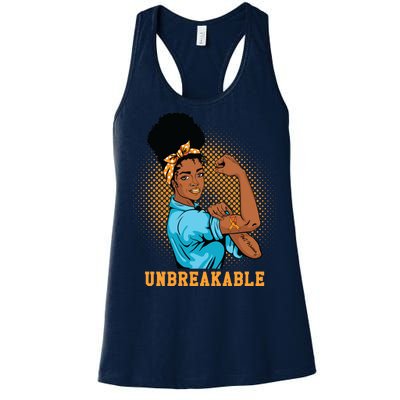 Unbreakable MS Warrior Women's Racerback Tank