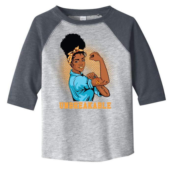 Unbreakable MS Warrior Toddler Fine Jersey T-Shirt