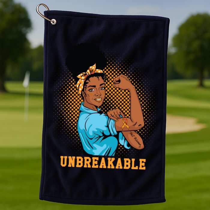 Unbreakable MS Warrior Golf Towel